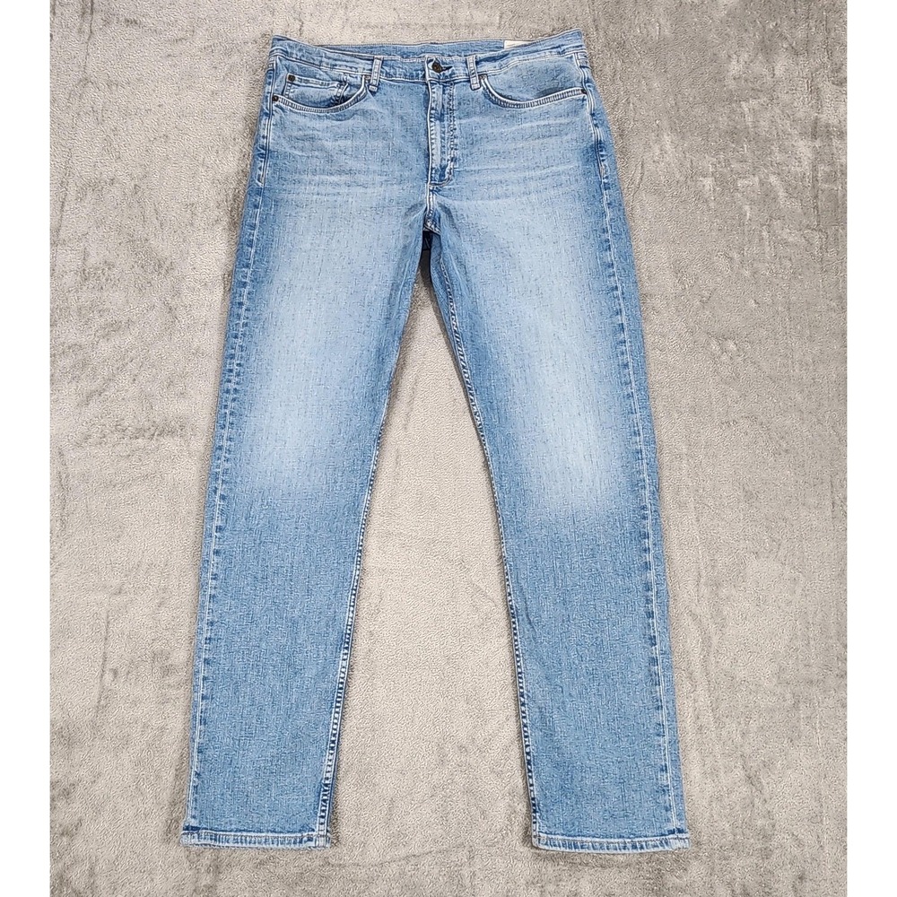 Rag & Bone Jeans Mens 36x32 Light Wash Blue Fit 2 Slim Stretch Denim Pants